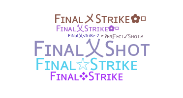 Ник - FinalStrike