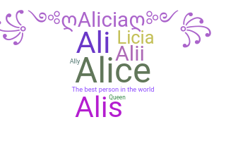 Ник - Alicia