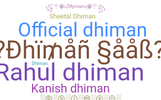 Ник - Dhiman