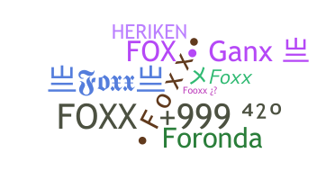 Ник - Foxx