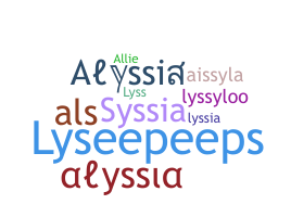 Ник - Alyssia