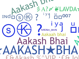 Ник - Aakashbhai