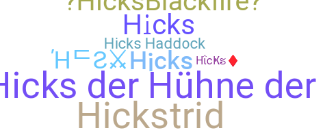 Ник - Hicks