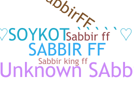 Ник - SabbirFf