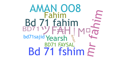 Ник - Bd71Fahim
