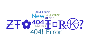 Ник - 404error