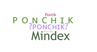 Ник - Ponchik