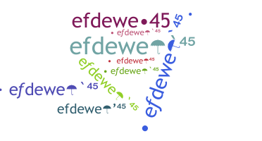 Ник - efdewe45