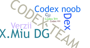 Ник - Codex