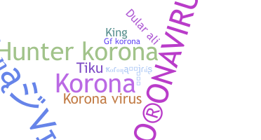 Ник - koronavirus
