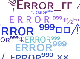 Ник - Error999