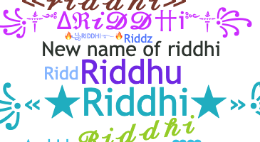Ник - riddhi