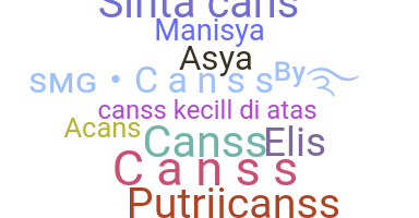 Ник - canss
