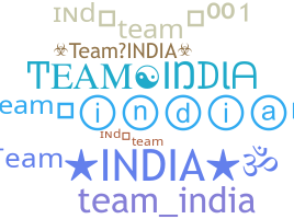 Ник - TeamIndia