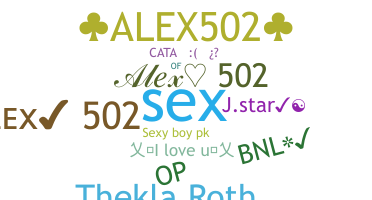 Ник - Alex502