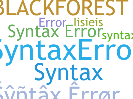 Ник - Syntaxerror
